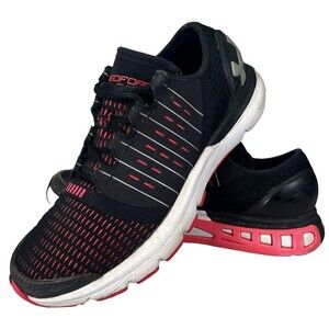 Under Armour Speedform Europa 1285482-002 Running Shoes Women's 6.5 Black/Pink